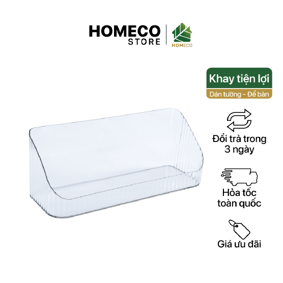 ảnh bìa Khay nhựa đa năng tiện lợi Homeco size lớn