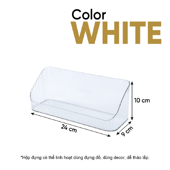 ảnh chính sách đổi trả Khay nhựa đa năng tiện lợi Homeco size lớn
