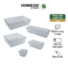 ảnh bìa Khay chia ngăn kéo Homeco trong suốt, đựng đồ đa năng 5 size (tổng 13 khay)