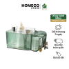 ảnh bìa Hộp nhựa Homeco dán tường 3 ngăn đa năng, tiện lợi