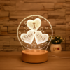 ảnh bìa Đèn ngủ 3D hình I Love You để bàn 3 chế độ màu