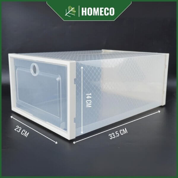 Hộp đựng giày trong suốt 7